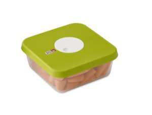Food storage container with date dial by Joseph Joseph, green 1.2L size