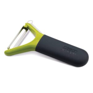 Multi-function Y peeler in green by Joseph Joseph with blade guar