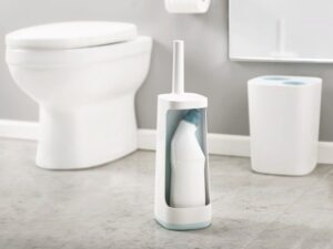 smart toilet brush with storage
