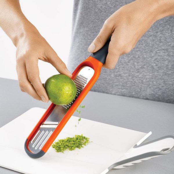 Handi-Grate 2-in-1 Mini Grater and Slicer - Orange