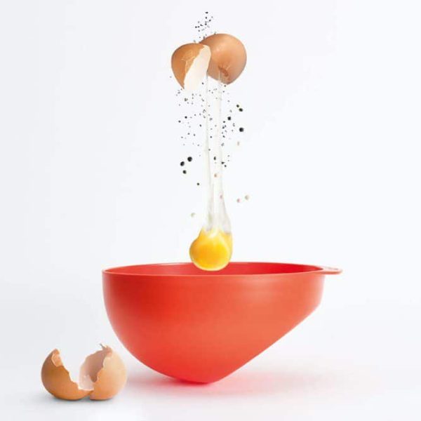 M-Cuisine microwave omlette bowl - Stone/Orange