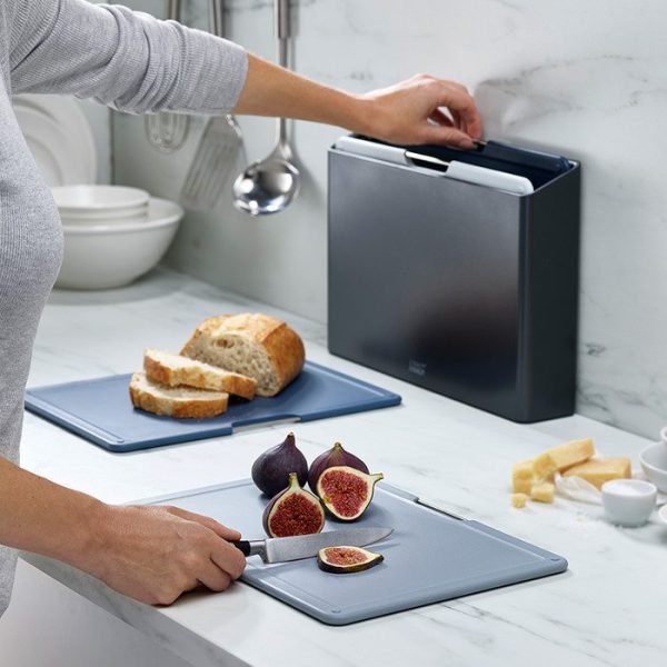 Folio 4-piece Chopping Board Set (Large) - Graphite