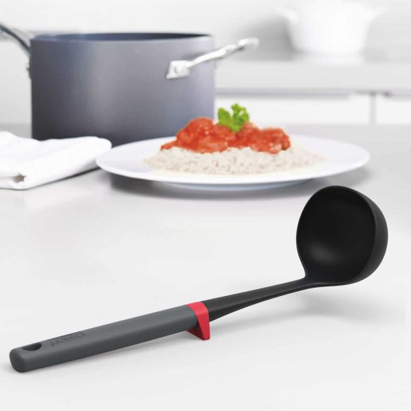 Non-Stick Safe Soup Ladle – Smart Tool Rest by Joseph Joseph
