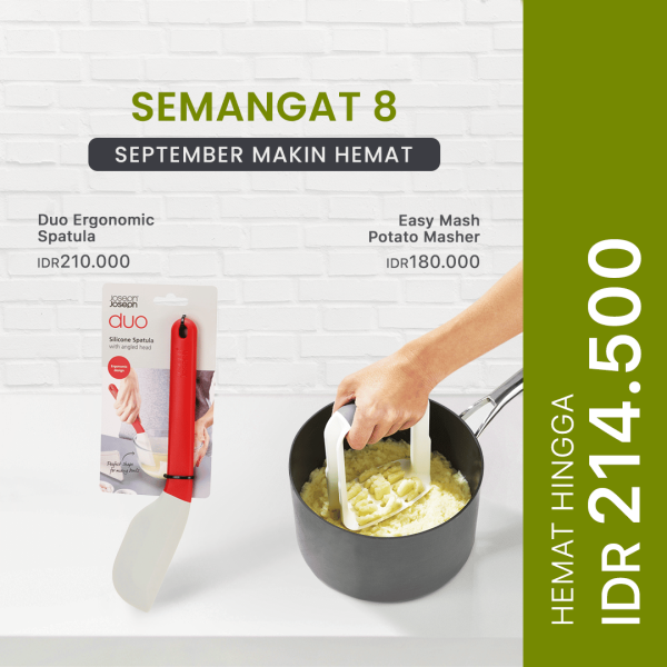 Semangat 8 - Ergonomic Spatula - Potato Masher