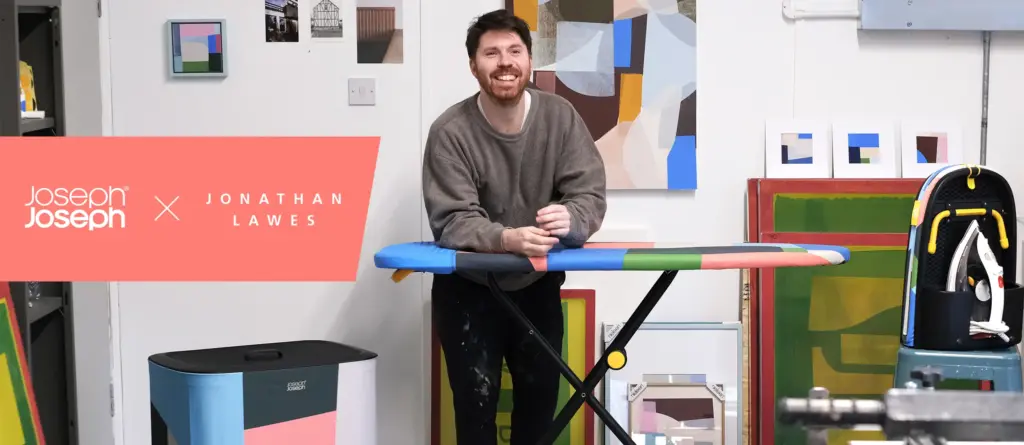 Limited-edition ironing board from the Joseph Joseph x Jonathan Lawes laundry collection